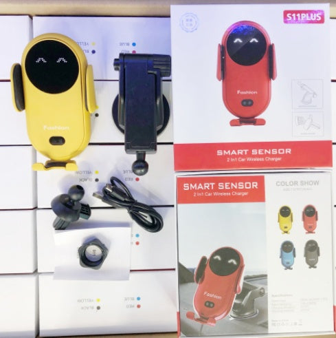 Wireless Charger for Car w/ Phone Holder