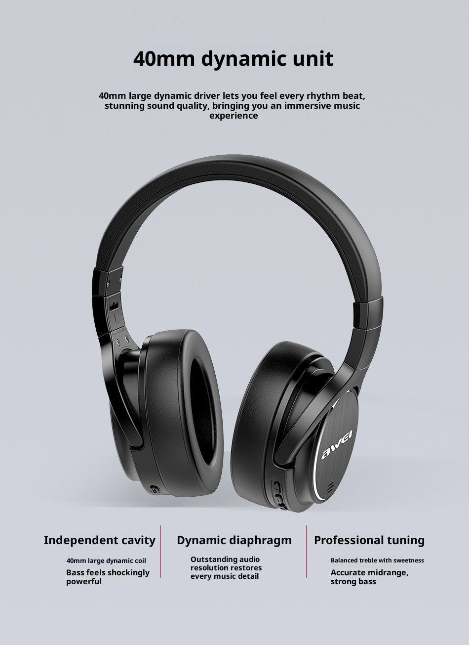 Active Noise Reduction Bluetooth Headset