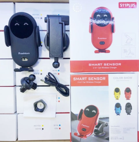 Wireless Charger for Car w/ Phone Holder