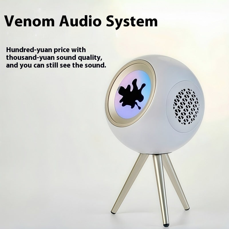 Magnetic Fluid Colorful Light-effect Portable Bluetooth Audio