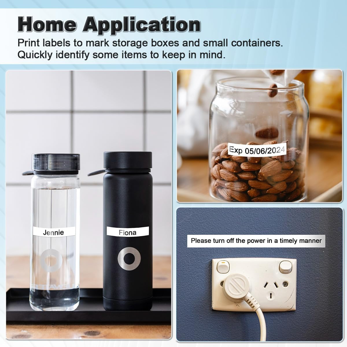 M-K231 Compatible Label Tape Replacement for Brother Ptouch M Tape M231 MK231 M-231 M-K231S 12Mm 0.47 Inch, for Brother Ptouch PT-M95 PT-85 PT-75 PT-65 Label Makers, Black on White, 6 Pack