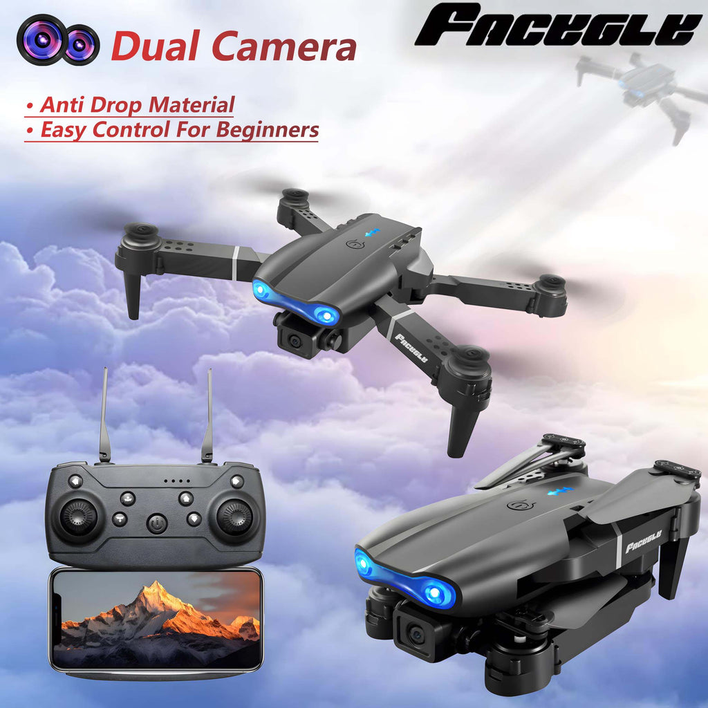 Drone Quadcopter Dual Camera w/ Remote Control