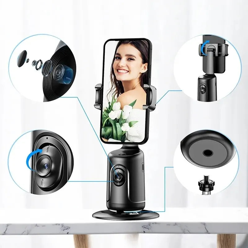 360 Auto Face Tracking Gimbal AI Smart Gimbal